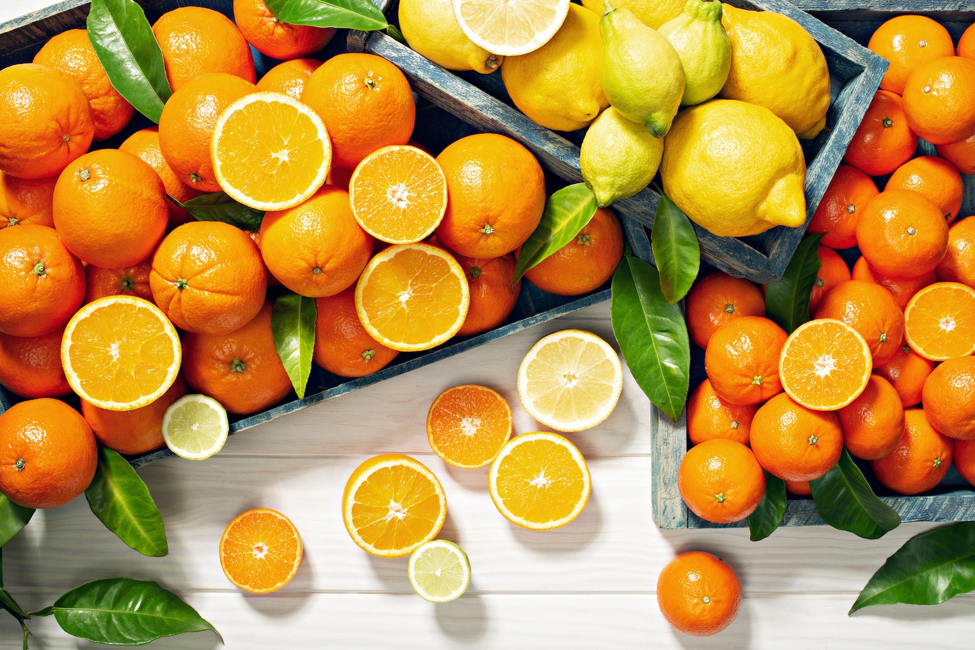 Fresh citrus fruits